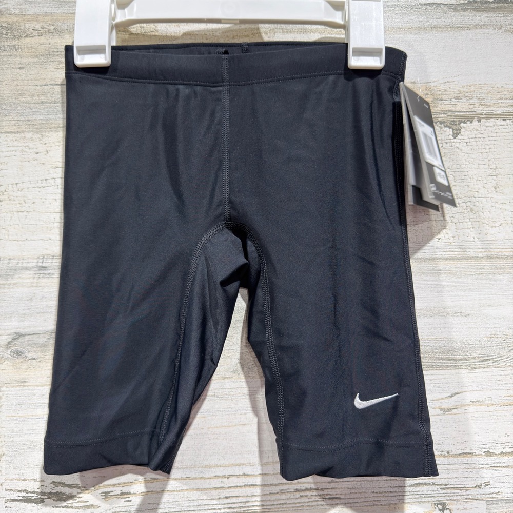 Nike Swim Jammer Boys Size 26 Black NX Training Competition NWT